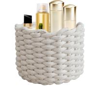 Cestini portaoggetti in corda di cotone, cestino per vestiti, 20 x 18 cm, contenitore per la casa per lavanderia, scrivania, dormitorio, soggiorno, stanza dei bambini, dispensa, mensole, doccia