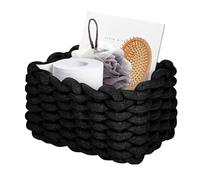 Cestini Portaoggetti Intrecciato in Corda di Cotone, Cesto in Corda di Cotone, Cesto Contenitore Organizer Cestini Portaoggetti Decorativi Rettangolari Naturali per Camerette Soggiorno Camera Da Letto