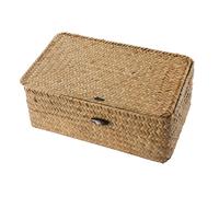 Cestini Portaoggetti Vimini Cestino Dell'erba Marina Rettangolare