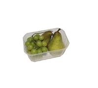 CESTINI RETTANGOLARI VASCHETTE FRUTTA da 1KG IN PLASTICA PP CONTENITORI MUNITI DI FORI IDEALI PER FRUTTA e ORTAGGI (114)