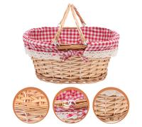 Cestini Vuoti Per Picnic All'aperto Cestino Vimini Da Grande Rattan