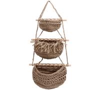 Cestino a tre strati cestino a più livelli cesto vegetale cesto appeso Arcata