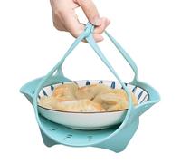 Cestino a vapore in silicone - Inserto per cestello a vapore vegetale per cucine a pressione | Vaporizzatore in silicone Inserisci per barca | per pentole a vaporizzatori per lavastoviglie