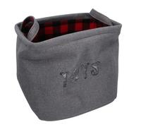 Cestino accessori giocattolo in tela per cani animali domestici con stampa...