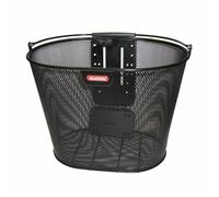 Cestino anteriore a maglia stretta senza adattatore Klickfix oval plus Noir TU