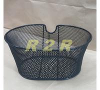CESTINO ANTERIORE BICI CESTO BICICLETTA NERO METALLO
