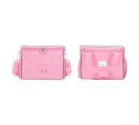 Cestino anteriore impermeabile per bambini, con tracolla, compatibile con varie biciclette per bambini, tra cui scooter e tricicli, per una comoda conservazione (rosa)