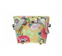 Cestino anteriore impermeabile per biciclette con materiale riflettente Basil Bloom field Klickfix Jaune