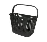Cestino anteriore in plastica per bicicletta Klickfix lamello 12L Noir