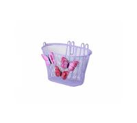 Basil Jasmin Butterfly cestino anteriore per bicicletta lilla (12"-20")