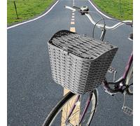 Cestino anteriore per bici Cestino per bici con coperchio Robusto e comodo
