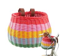 Cestino anteriore per bicicletta - 12 x 10 x 7 pollici regolabile impermeabile durevole borsa a rete con cerniera | per scooter per ragazze e regali per bambini