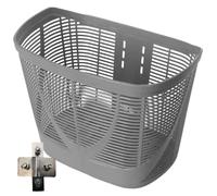 Cestino anteriore per bicicletta - ampio spazio per manubrio a tre ruote, robusto cestino per bicicletta in metallo, facile da installare, elegante cesto per frutta per alimenti | shopping