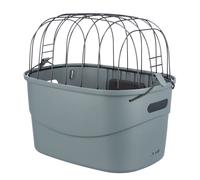 Cestino anteriore per bicicletta grigio Trixie - L 42 x P 30 x H 39 cm