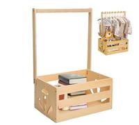 Cestino Baby Shower,Cesta Portaoggetti Organizer Neonato con Manico | Borsa Lavanderia Portatile Per Vestiti Giocattoli Copertine Pannolini Genitori Rivelazione Genere