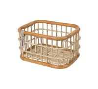 Cestino basil green life rattan m 18l legno
