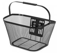 Cestino Bici Anteriore Urban Basket 15L Rete Metall. con Sgancio Rapido Fixer 9