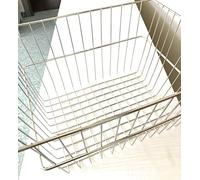 Cestino Bici Bicicletta INOX MAXI Anteriore o Posteriore Misure 40x30X24