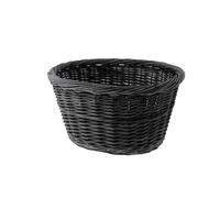 Cestino BICI BICILETTA CESTO vimini ovale 36x30x20h nero NO GANCI RMS