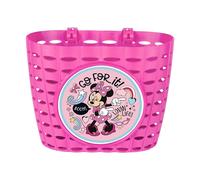 Cestino Bici Minnie Disney Rosa in Plastica 19x13x15 cm