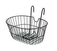 CESTINO BICICLETTA ANTERIORE CESTA BICI AL MANUBRIO 26/28” IN METALLO OVALE