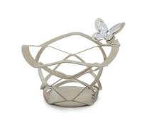 cestino butterfly decorato Sabbia in Ferro e polimetilmetacrilato 13x5cmdilatezza
