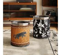 Cestino Cansket DopPugin Elegante decorativo rifiuto riutilizzabile bidone