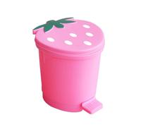 Cestino - Cestino Per Cucina | Cestiinos Per Rifiuti Alimentari | Cartoon Mini Strawberry Garbage Lattine | Container Per Immondizia Pop -up Con Coperchio | Ripassare L'organizzatore Di Carta Per Cas