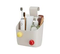 Cestino con gancio - 18 x 19 x 9,5 cm ABS grande capacità, facile da appendere, pratico per cosmetici, piccoli oggetti, snack, cancelleria, ideale per dormitorio, camera da , bagno, cucina |