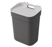Cestino Curver per il Riciclaggio 10 Litri Grigio Scuro