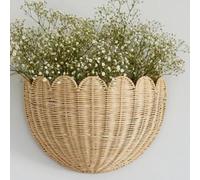 Cestino da appendere alla parete intrecciato, contenitore portatile per