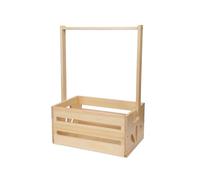 Cestino da Bagno In Legno con Manico, Contenitore per Vestitini per Bambini, Contenitore per Giocattoli, Adatto per Neo-Genitori Incinte