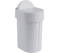 Cestino da bagno Junior in plastica 5 l bianco Bianco