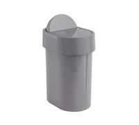 Cestino da bagno Junior in resina 4,8 l grigio Grigio