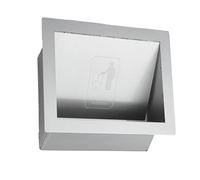 Cestino da Banco con Coperchio 15l Coperchio per Bidone della Spazzatura da Incasso Pattumiera da Cucina in Acciaio Inox Lembo di Bilanciamento Rifiuti Che Ruota di 180,Square