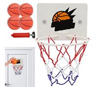 Cestino da basket interno su porta | Gioco a Ventose in miniatura - Cesto da Basket da Parete d'Interno,per Adolescenti Esercizio Sala Da Bagno Casa Soggiorno Camera Corridoio