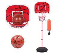 Cestino da basket per bambini, altezza regolabile, con 3 palloni e pompa | Mini cerchio da basket per bambini e bambine, per interni ed esterni, compleanno, casa, soggiorno, cortile,