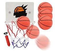 Cestino da basket per bambini, set da gioco montato a parete con palla, per lo sport in casa, per bambini, ragazzi, sport, casa, soggiorno, cameretta dei bambini, bagno