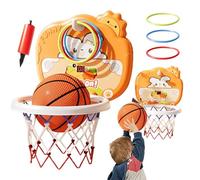 Cestino da basket per interni, per bambini, da basket con tabellone elettronico, regolabile con palline, per casa, scuola, bambini