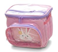 Cestino da bici per bambini con tasca frontale trasparente, simpatico cestino da bici con montaggio anteriore per ragazze, adatto alla maggior parte delle biciclette, scooter e tricicli. Stile 1.