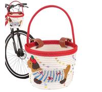 Cestino Da Bici Per Bambini E Bambine Fissaggio Manubrio in Corda di Cotone