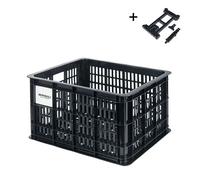 Cestino da bicicletta in plastica Basil Crate M Mik 2.0 Noir