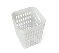 Cestino da cucina bianco per frutta, verdura, pasta | Per una struttura in plastica resistente, resiste alla flessione, a prova di crepa, uso quotidiano di lunga durata,