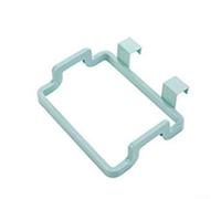 Cestino da cucina da appendere con supporto in plastica per sacchetti della spazzatura utilizzando il gancio sopra la porta dell'armadio per una gestione efficiente dello spazio (verde)