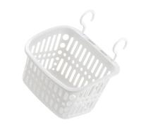 Cestino da Doccia da Appendere Cestino da Doccia da Appendere Portaoggetti da in Plastica con Fori di Drenaggio per L'organizzazione della del Bagno (Bianco)