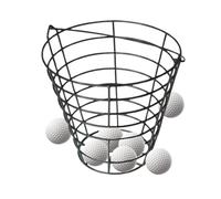 Cestino da golf fatto di filo - secchio di stoccaggio per 100 palline da golf | Organizzatore con un contenitore da pallina da golf robusto di grande capacità per quadrato, gamma di guida, allenamento