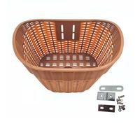 Cestino da manubrio rimovibile stile vintage portapacchi anteriore da donna