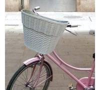 Cestino da manubrio rimovibile stile vintage portapacchi anteriore da donna