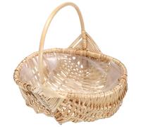 Cestino Da Nic Cesto Di Rattan Tessuto Mano Mini Basket Flower
