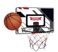 Cestino Da Pallacanestro Interno per Con Display Elettronico E Di Valutazione, Gioco Di Pallacanestro Montato su Porta per Ragazzi E Ragazze | Mini Set Di Pallacanestro A Batterie per